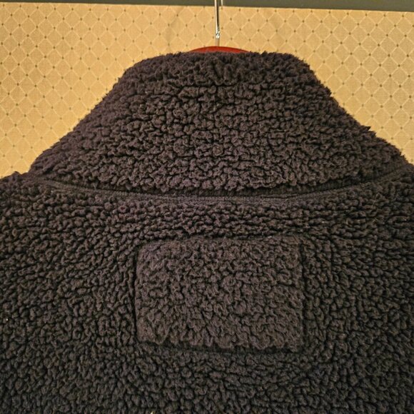 The Normal Brand Full-Zip Fleece Vest – Navy | Layer Essential - Picture 3 of 5